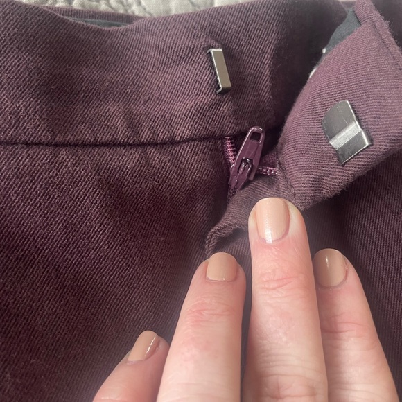 Banana Republic Sloan Dress Pants Size 6 Petite Port - Picture 3 of 8